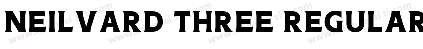 Neilvard Three Regular字体转换